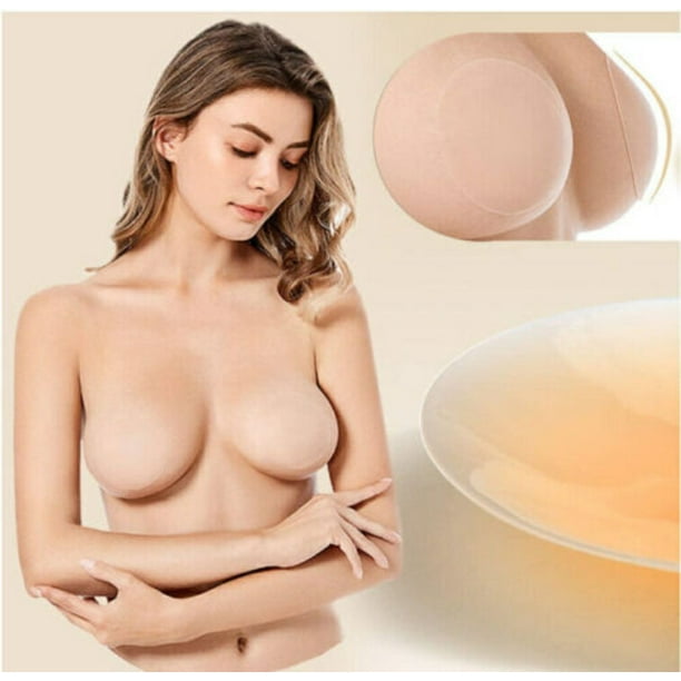 Seamless Cake Cover Bra, Invisible Thin Adhesive Silicone Breast