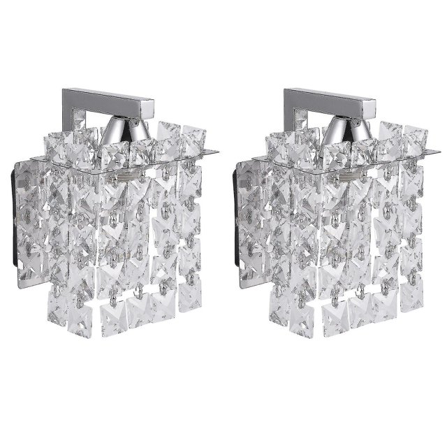 2x lámpara de pared de cristal led lámpara de pared iluminación del hogar lámpara de sala de estar kaili Sencillez