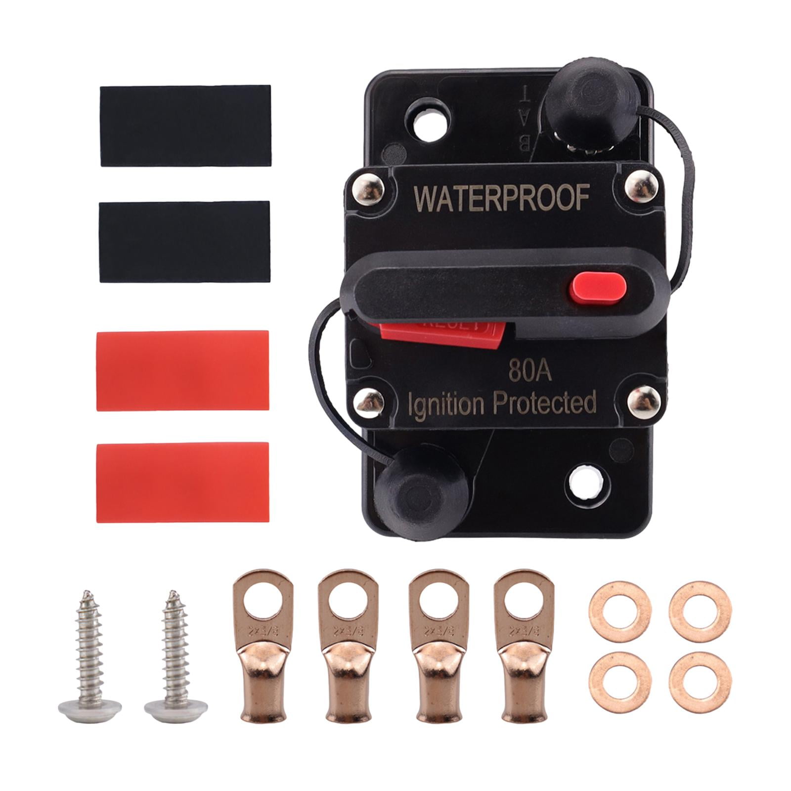 jiaping Marine Circuit Breaker Ignition protected Waterproof Manual Reset Waterproof for 80A