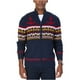 thumbnail image 1 of Nautica Anchor Fair Isle Cardigan suÃ©ter para hombre, azul, grande Nautica CÃ¡rdigan, 1 of 2