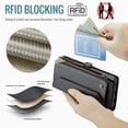 thumbnail image 5 of CaseMe Leather for Google Pixel 11 Pro XL Case Wallet【RFID Blocking】with 10-Card Holder Zipper Bills Slot, Soft PU Leather Magnetic Shoulder Wrist Strap for Google Pixel 11 Pro XL Wallet Case Women, 5 of 10