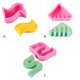 thumbnail image 5 of Bearachild Moldes para velas irregulares, superficie lisa de silicona, Flexible, fácil de desmoldar, fácil de limpiar, molde para hornear para retrato Cocina y Comedor 50-2485 Bearachild HA060545-01, 5 of 6