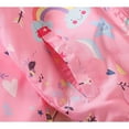 thumbnail image 6 of POPTEM Toddler Girl Windbreaker Hooded Long Sleeve Sweatshirt Zipper Jacket Pink 3T, 6 of 7