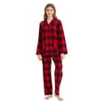 thumbnail image 3 of Kolipajam Couples Matching Pajamas Set 100% Cotton Flannel Pajamas for Couples with Pockets XXL, 3 of 5