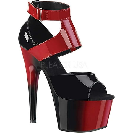 

Women s Pleaser Adore 700-16 Two Tone Close Back Sandal