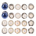 thumbnail image 1 of 20pcs paño botones desmontables botones botones a presión botones decorativos broches, 1 of 5