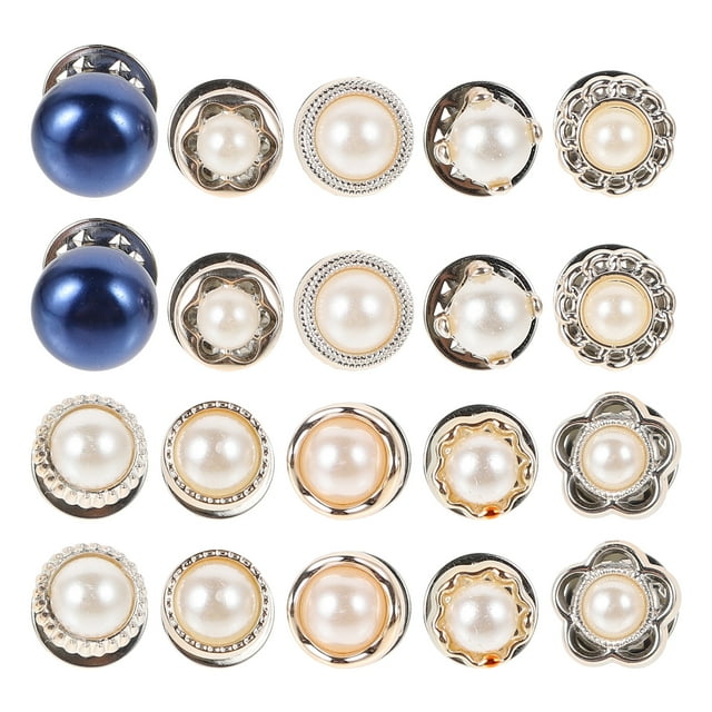 20pcs paño botones desmontables botones botones a presión botones decorativos broches