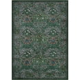 thumbnail image 7 of Floral Dark Green Area Rugs 5x7, Soft Washable Rugs for Living Room Bedroom,  Non Slip Low Pile Forest Stain Resistance Large Throw Carpet for Farmhouse Dining Room Office, Dark Green, 7 of 7