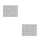 thumbnail image 3 of Bearachild Mousse moldes accesorios encantadores A-Z letras en inglés molde en relieve DIY artesanía Candy Casting Die Capital/gris claro Capital/Gris Claro 2piezas, 3 of 6