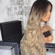 thumbnail image 3 of Soidarity Peluca rubia larga de fibra Peinado confiable y resistente al calor con peluca rubia larga para cualquier ocasión Cuidado del cabello, 3 of 6
