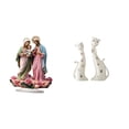 thumbnail image 1 of Figura de gato, letrero de mesa, adorno de escritorio de acrílico, estatua de pareja de gatos, elegante escultura de animal, material suave y ligero,, 1 of 8