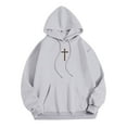 thumbnail image 3 of Christian Hoodies for Women Let All That You Do Be Done In Love Hoodie with Pockets Hooded Sweatshirt Pullover Tops, 3 of 7