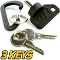 thumbnail image 4 of HD Switch Starter Ignition Switch For John Deere ZTrak Z-Trak Mower fits 717 717A 717E 727A 737 757 777 797 997 - (Includes 3 Keys & Carabiner), 4 of 9