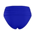 thumbnail image 3 of LIIPEE Girls Swimwear Bottoms Casual Summer Solid Color Elastic Waist Swim Shorts Youth Kids Fashion Regular Fit Beachwear Comfortable Breathable Soft Cute Daily Swimwear,Blue,5-6 Years, 3 of 3
