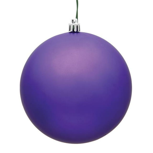 Vickerman N596066M 2.4 in. Purple Matte Christmas Ornament Ball - 60 per Box