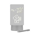 thumbnail image 1 of Tablero de notas acrílico luminoso/tablero de mensajes con bolígrafos, tablero blanco de borrado en seco acrílico para notas de escritorio Memo. para decoración de dormitorio de parejas, 1 of 5