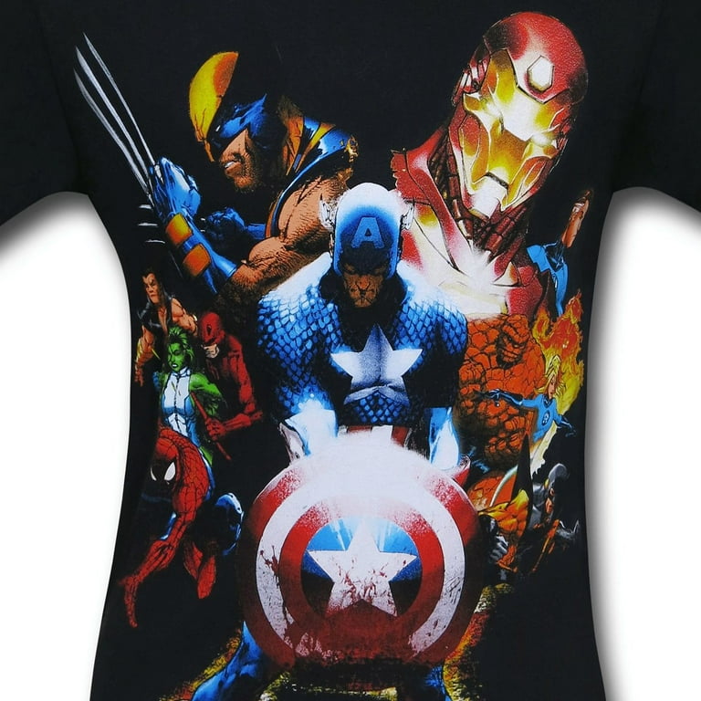 Marvel Civil War by Michael Turner T Shirt Men s XLarge