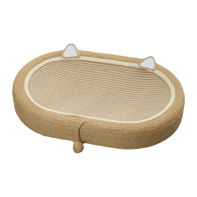 Rascador de sisal para gatos jinwen almohadilla rascadora 60 cm x 40 cm x 10 cm