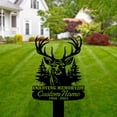 thumbnail image 2 of Handmadetneonsign Deer Forest Metal With Stake, Deer Metal Name Sign Stake, Deer Metal Stake Decor, 2 of 5