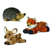 Aurora Howie Hedgehog Foxie Fox Miyoni Fawn Mini Flopsie 8" Bundle