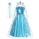 thumbnail image 3 of Disney Frozen Elsa Anna Costume Aurora Belle Snow White Princess Dress Girls Kids Cosplay Rapunzel Mermaid Ariel Party Clothes, 3 of 5