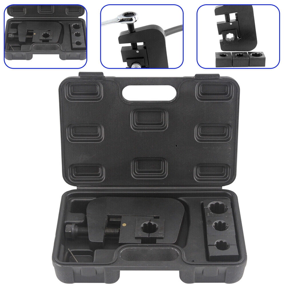 4 Dies Manual A/C Hose Crimper Kits Air Conditioning Repair Hose Crimping Tools