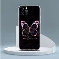 thumbnail image 1 of Funda transparente de silicona para teléfono móvil Apple, carcasa bonita de mariposa rosa para iPhone 14, 13, 11, 12 Pro, 7, 8 Plus, XR, X, XS, Max, 6, 6S, 14Pro Fivean unisex, 1 of 2