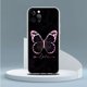 thumbnail image 1 of Funda transparente de silicona para teléfono móvil Apple, carcasa bonita de mariposa rosa para iPhone 14, 13, 11, 12 Pro, 7, 8 Plus, XR, X, XS, Max, 6, 6S, 14Pro Fivean unisex, 1 of 2