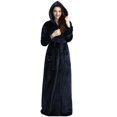 thumbnail image 1 of Spdoo Female Men Hooded Robe Flannel Full Length Bathrobe Warm Pajamas Bathrobe M, 1 of 6