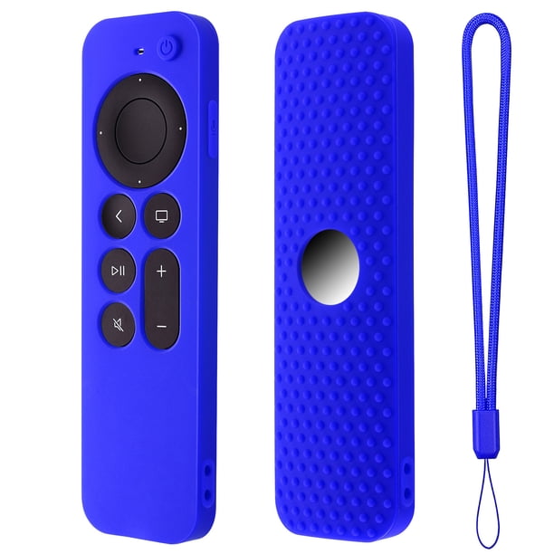 Para Apple TV 4K 6th Stick Remote Funda protectora de silicona con correa