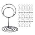 thumbnail image 1 of Portanúmeros de mesa UMETDO, 30 piezas, color plata, 5 cm de altura, 1 of 7