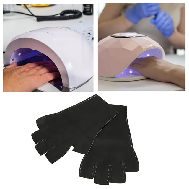 Guantes de Protecció de Manicuras, Guantes UV Profesionales Livianos Transirables para El Salón