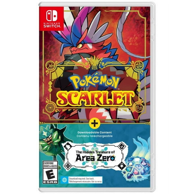 Switchポケモンセット(スカーレット、バイオレット、レジェアル、ソード) Pokemon Scarlet The Hidden Treasure of Area Zero Bundle (Game and