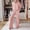 Pink, variant on Women's New Casual V Neck Long Sleeved Loose Top Wide Leg Pants Two Piece Set Dressy Pant Suits for A Wedding Petite Size Romper plus Size Ladies Formal Pant Suits Petite Pant Suits for Women Dressy