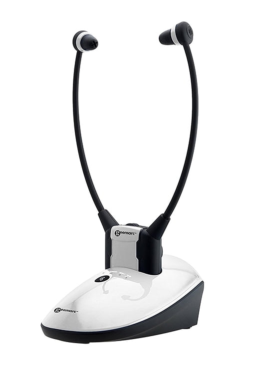 Sonic Alert Stethoscope Amplified RF Stereo TV Listening Headphones