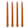 thumbnail image 2 of Ke1Clo Taper Candles under $5! Orange Long Thread for Wedding Banquet Party Holiday Decoration Set of 4 9.84 Inch, 2 of 6