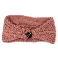 thumbnail image 3 of Wrapables® Thick Cable Knit Headband, Pink, 3 of 4