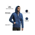 thumbnail image 4 of Mio Marino Men’s Full Zip Fleece Hoodie Sweatshirt, 4 of 5