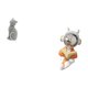thumbnail image 5 of Figura de escritorio,Estatua de gato,linda estantería,escritorio,decoración del hogar,Estatua del astronauta,Figura decorativa espacial de estatua de astronauta,Escultura de figura de, 5 of 8