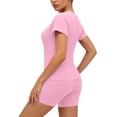 thumbnail image 5 of Shrysg LPilates Yoga Uniset Shock Sports Yoga Kit - High-Stretch Ribbed Seamless Workout Set for Fitness and Casual Wear, 5 of 6