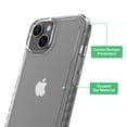 thumbnail image 3 of onn Protective Gel Phone Case for iPhone 15 Plus / iPhone 14 Plus - Clear, 3 of 10