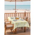 thumbnail image 2 of Outdoor Tablecloth with Umbrella Hole for Patio/Picnic/Party/Camping, Yellow Lemon Waterproof Table Cloth Rectangle Table Cover Washable, Summer Farmhouse Fruits Leaves Lemon (60"x 120"), 2 of 8