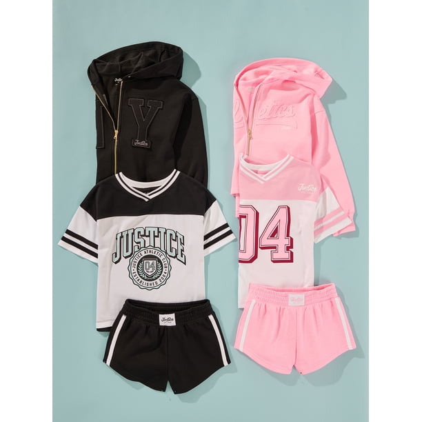 Justice Girls Full Zip Fleece Hoodie, Sizes XS - XLP - Walmart.com