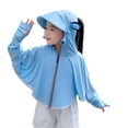 thumbnail image 4 of Shachafan Girls Sun Shirt Summer Lightweight Breathable Blocking Loose Jacket For Outdoor Play Sports Shirts for Girls, 4 of 4