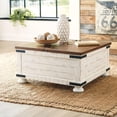 thumbnail image 2 of Signature Design by Ashley Casual Wystfield Coffee Table  White/Brown, 2 of 7