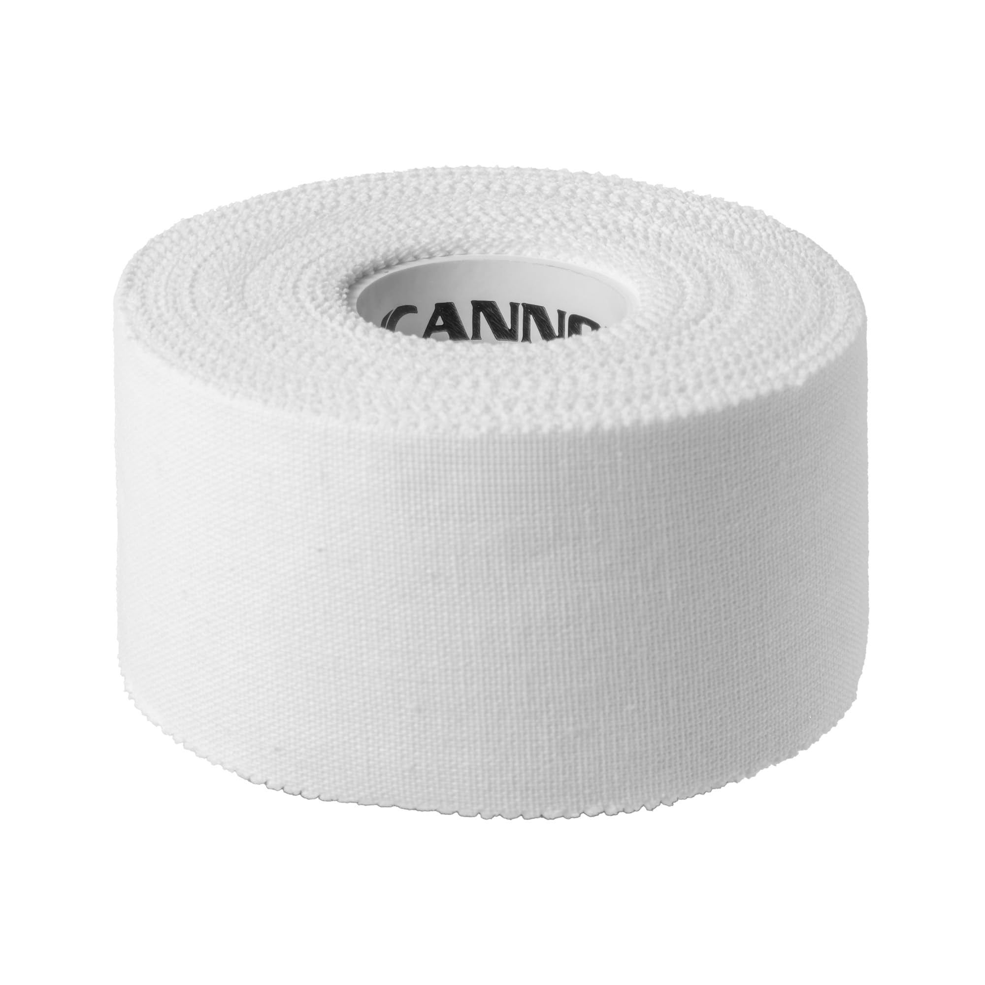 Cannon Sports Premium Athletic Tape - 1.5” x 45 Feet Per Roll - Easy Tear, No Sticky Residue, Very Strong, Hypoallergenic and Latex Free Sports Tape for Athletes and Trainers – Bulk 12 Pack (White)