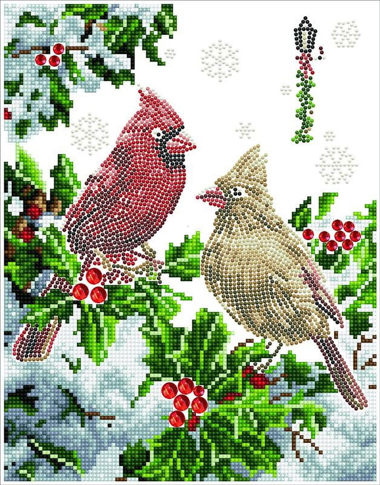 DIAMOND DOTZ® Cardinal Christmas Special Edition Diamond Painting Kit