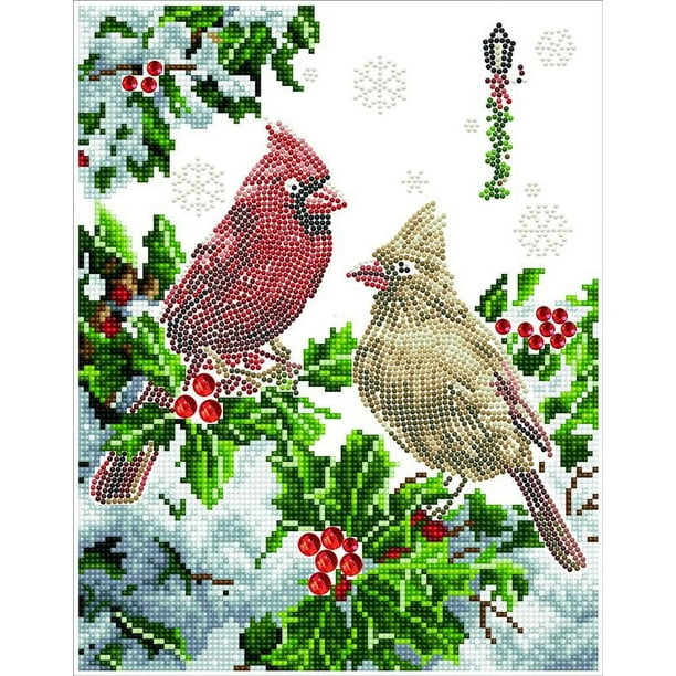 DIAMOND DOTZ Cardinal Christmas Special Edition Diamond Kit