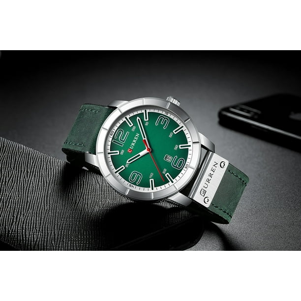 CURREN 8327 Watch Men Brand Quartz Leather Daily Waterproof Round