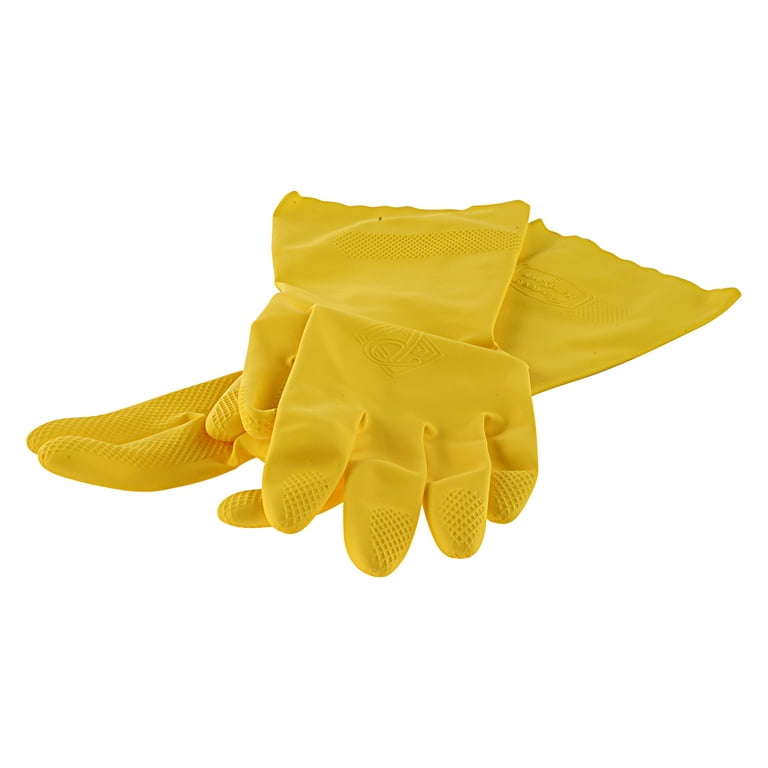 TidyUps 4 PC Microfiber Dusting Gloves & Glass Cleaning Mitts ,Yellow